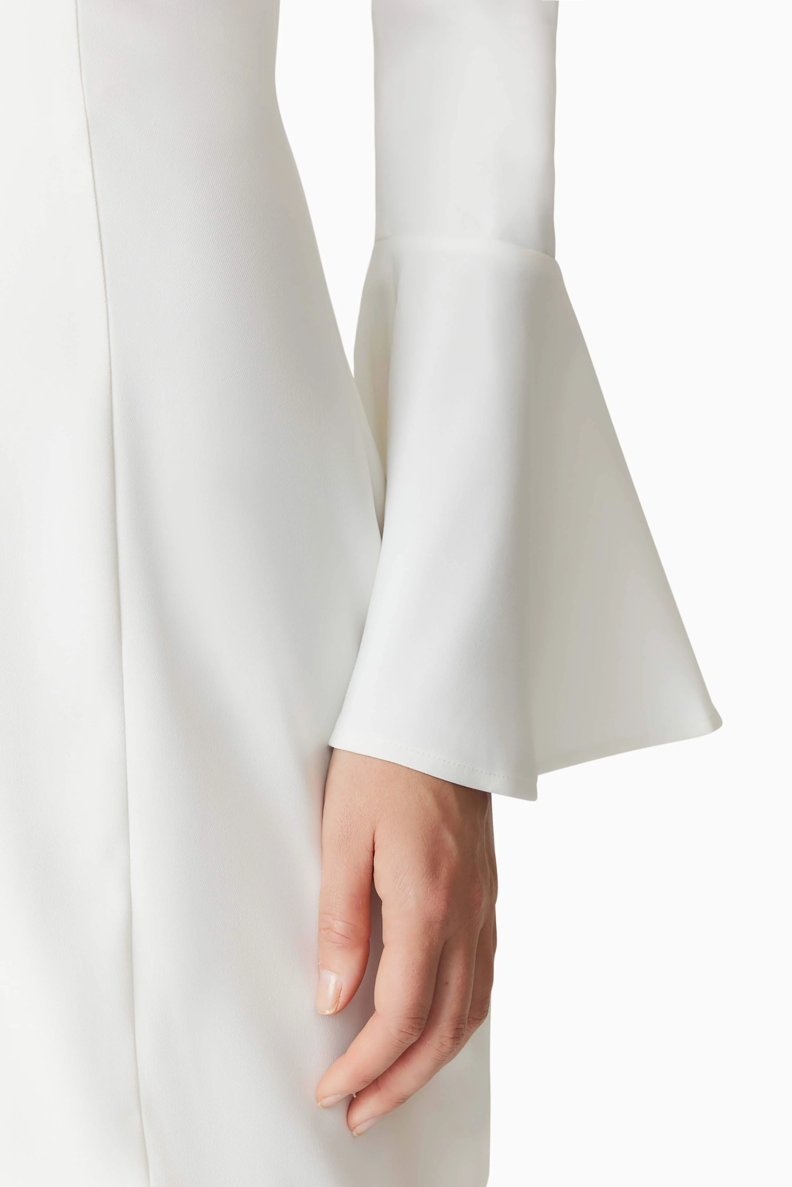 Hazelle Strapless Mini Dress in White