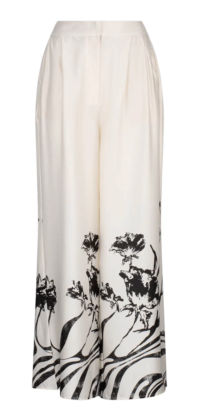 CURAAE Osean Trouser in White & Black