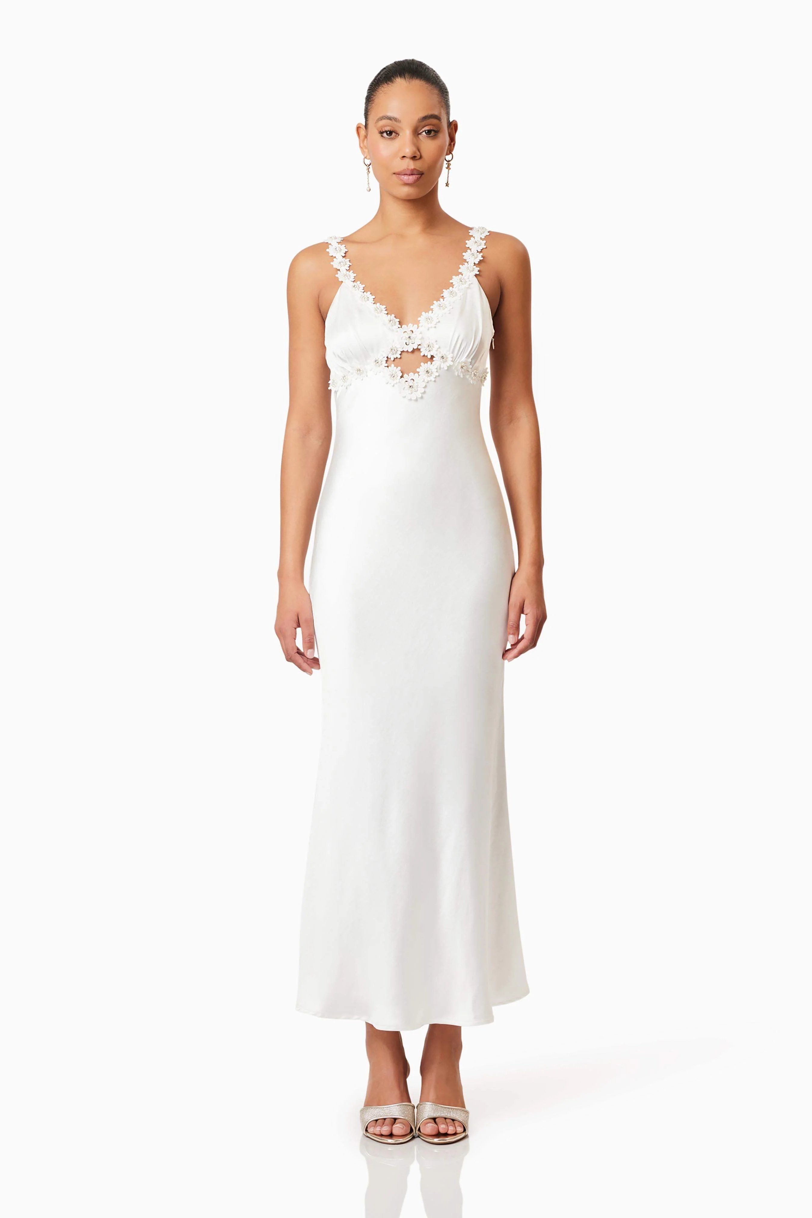 Clarissa Maxi In White