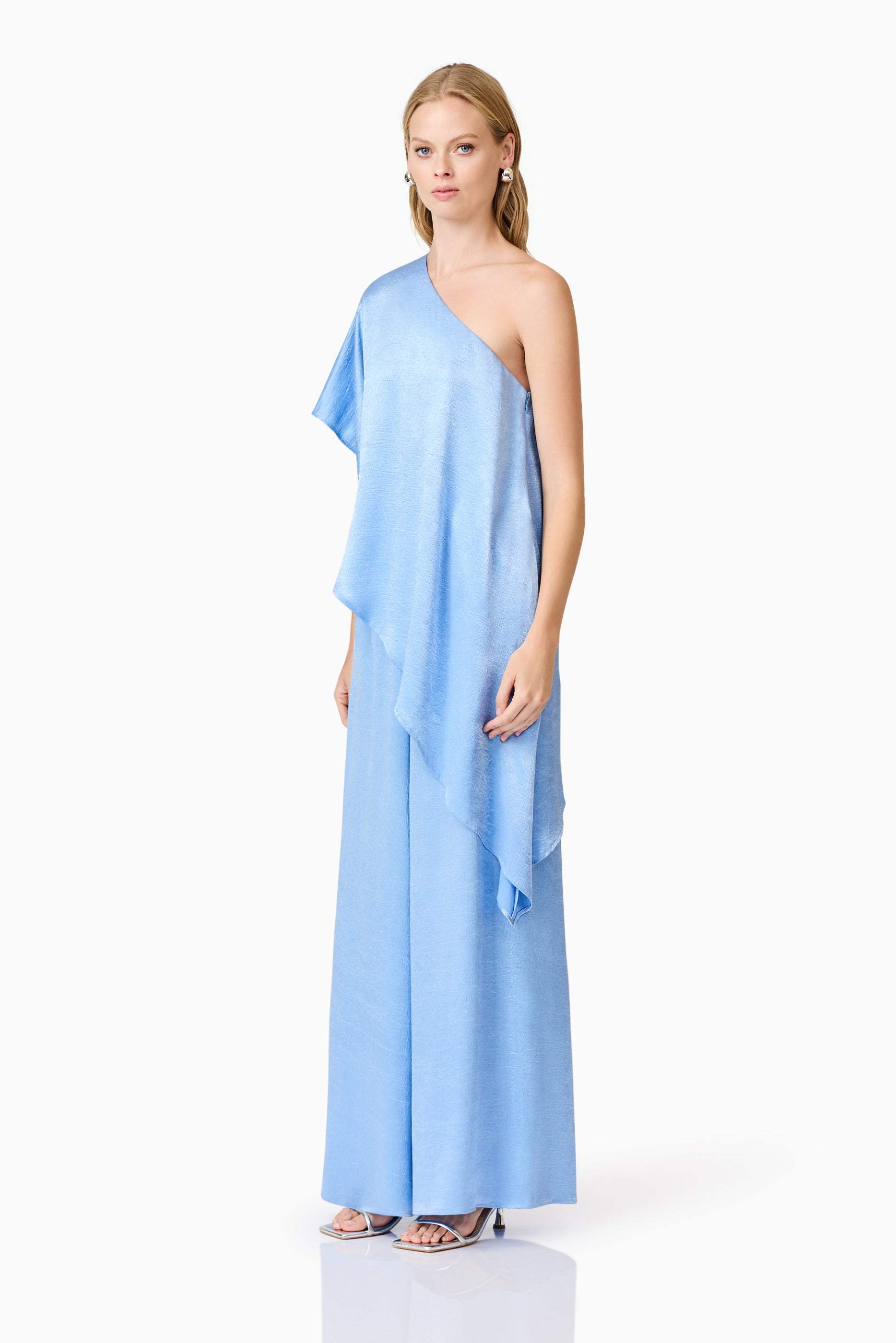 CURAEE Fleur Satin Trousers