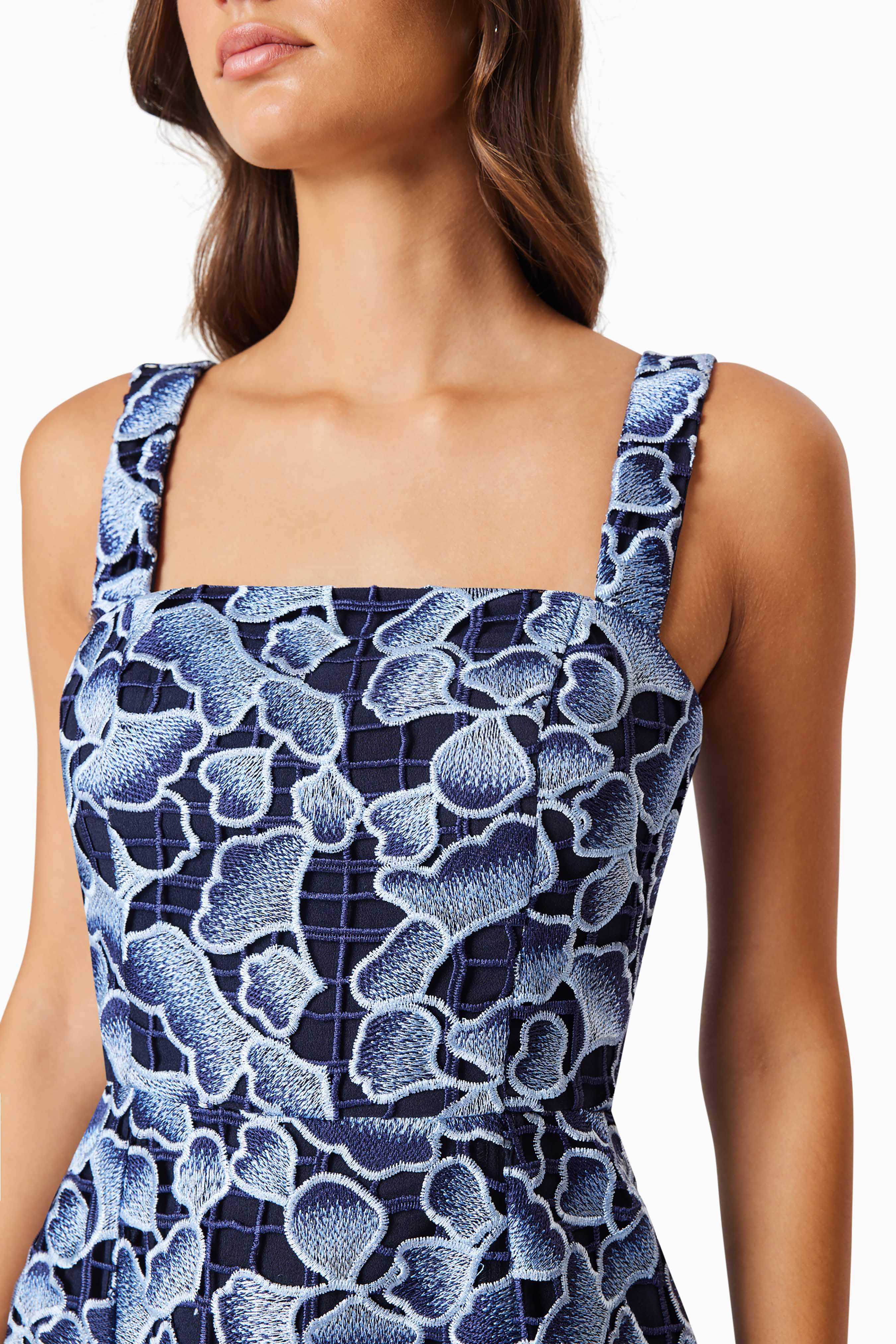 Mila Party Mini Dress In Blue