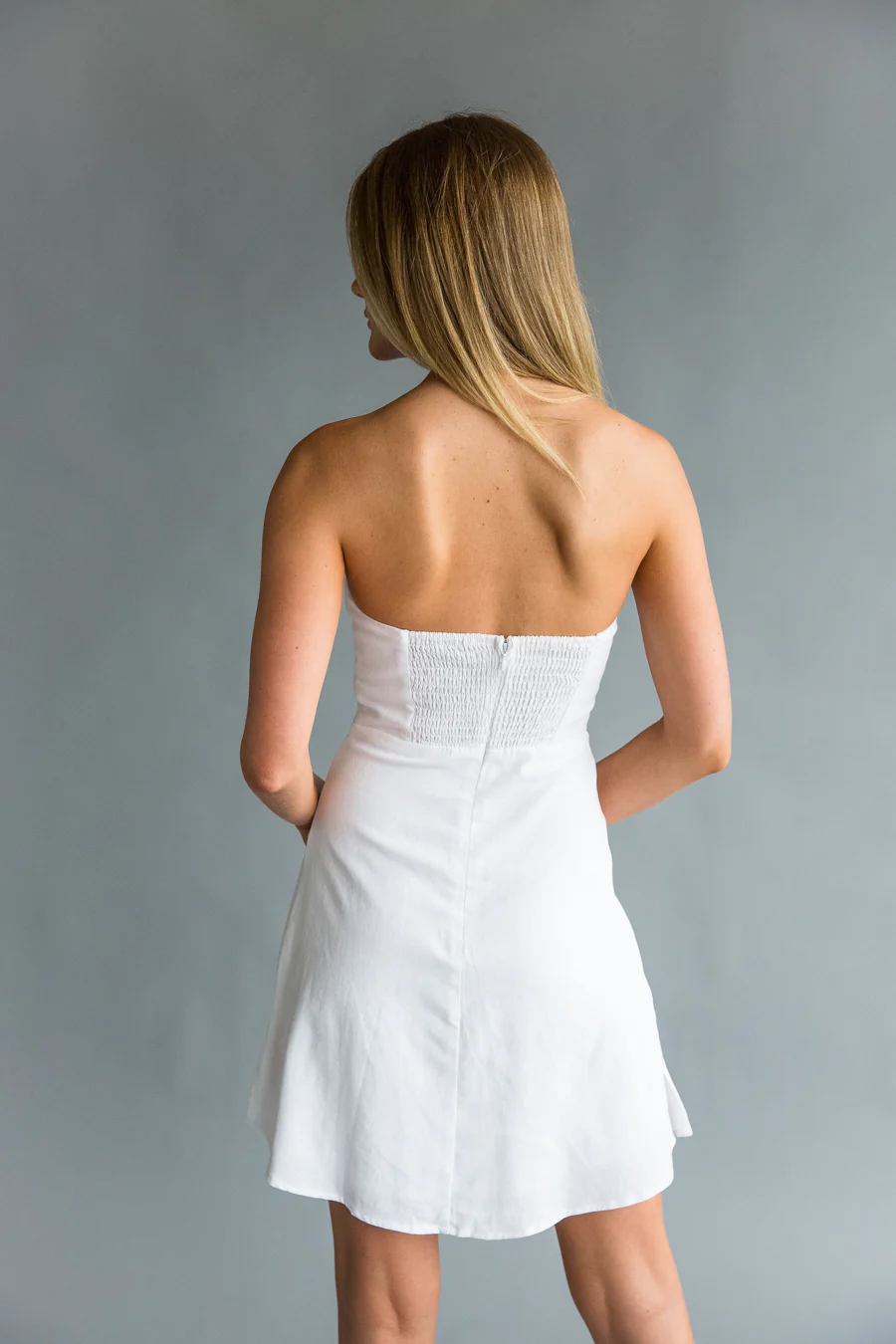 Fiona Twist Front Mini Dress