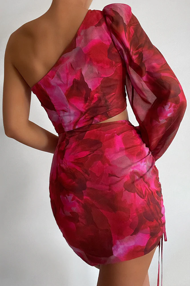 Calista Mini Dress in Pink