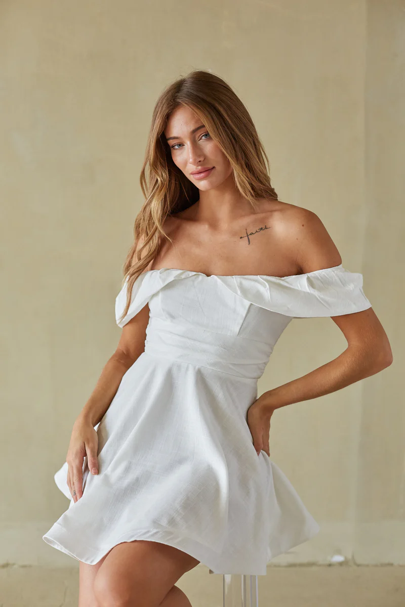 Ava Fit and Flare Mini Dress