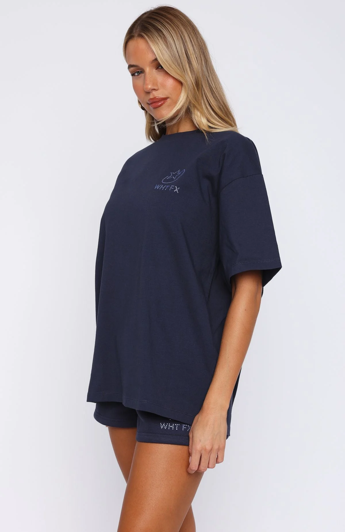 Always Shining Oversized Tee Navy