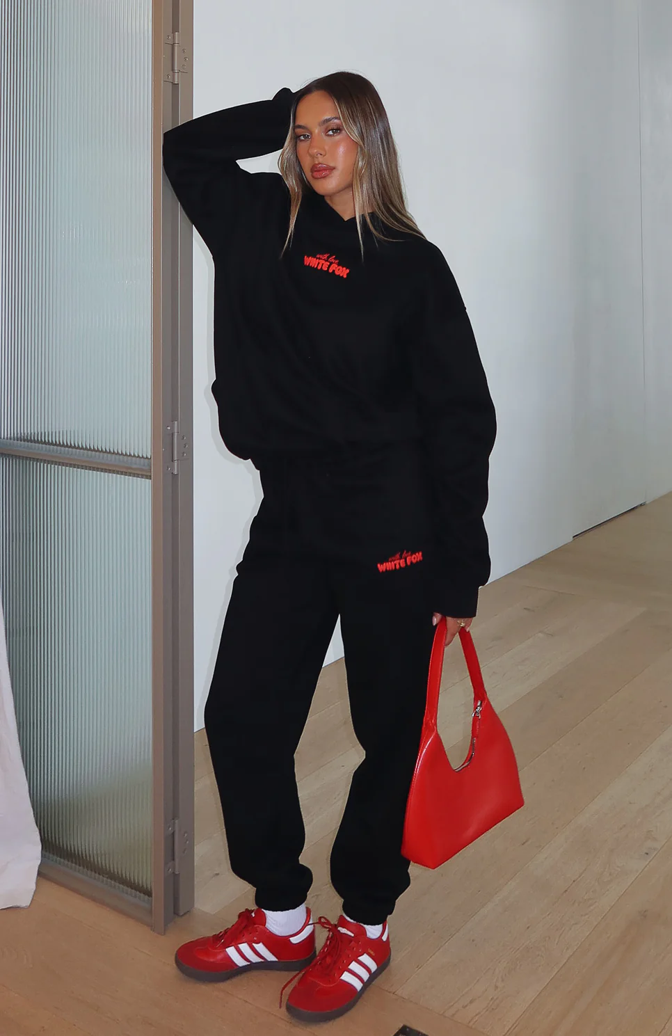 With Love In The Moment Sweatpants Black