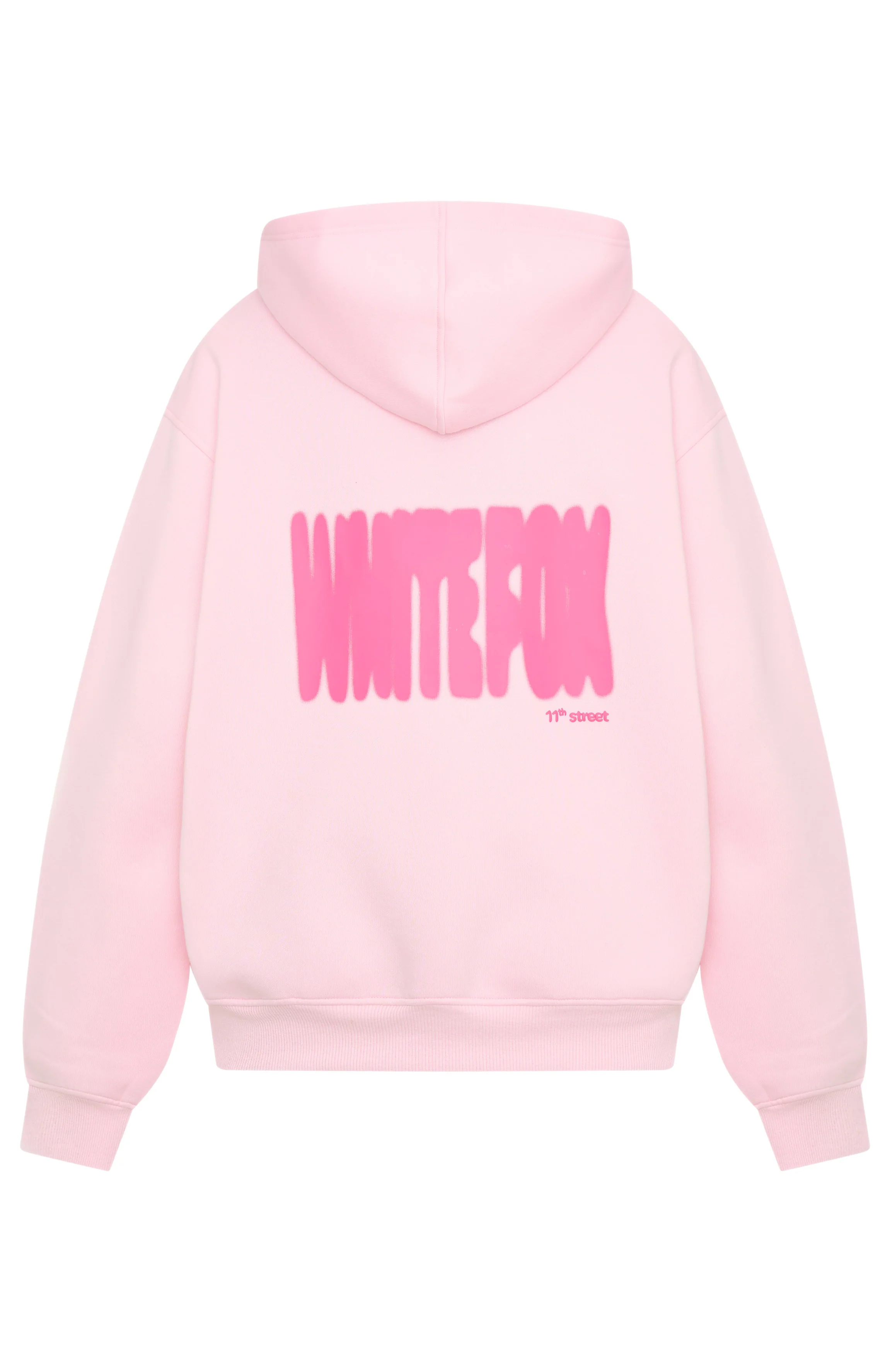 11th Street New York Or Nowhere Oversized Hoodie Pink Sugar