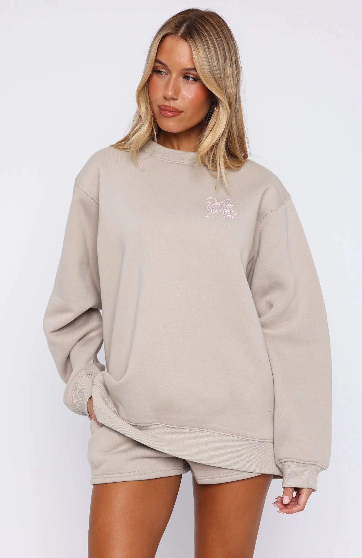 Love You Forever Oversized Sweater Moon