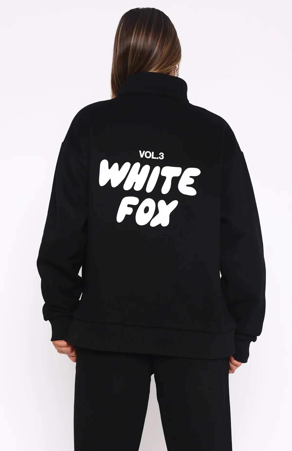 Offstage Zip Front Sweater Monochrome