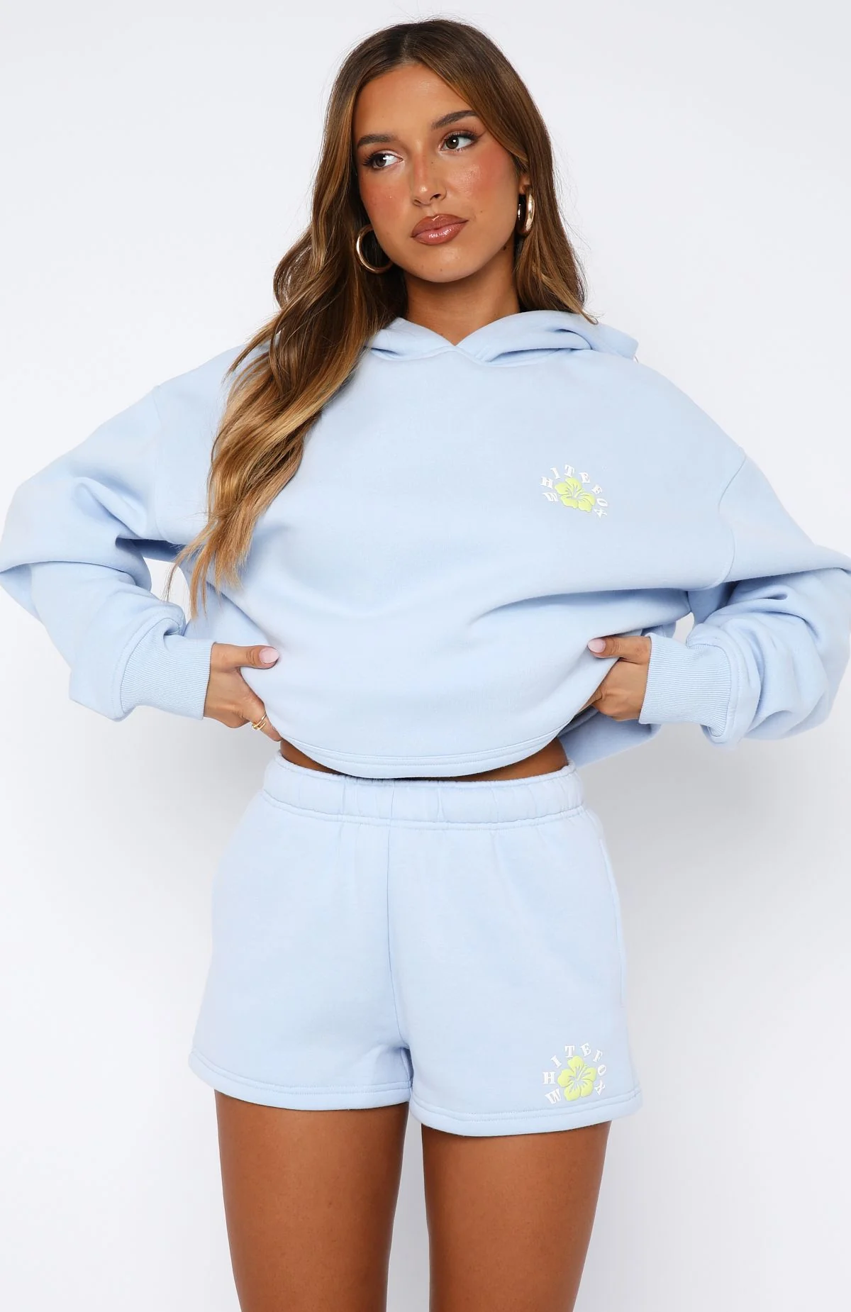 Keep Blooming Lounge Shorts Blue