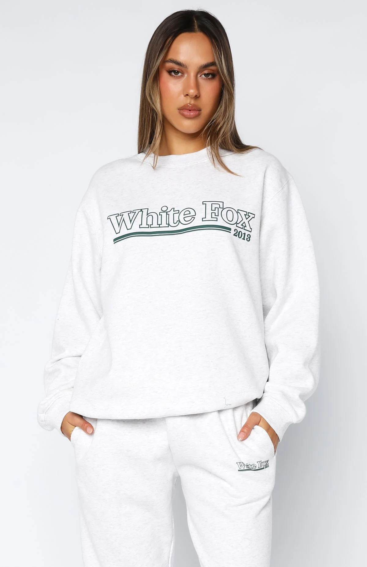 No Hesitation Oversized Sweater Grey Marle