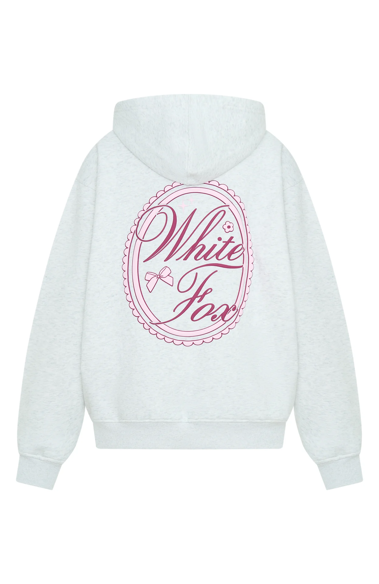 Meet At Sunrise Oversized Hoodie Grey Marle