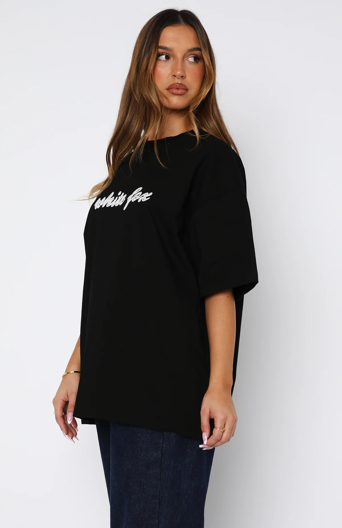 Call On You Oversized Tee Black