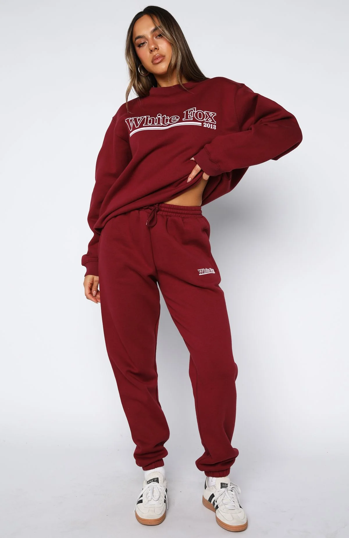 No Hesitation Sweatpants Burgundy