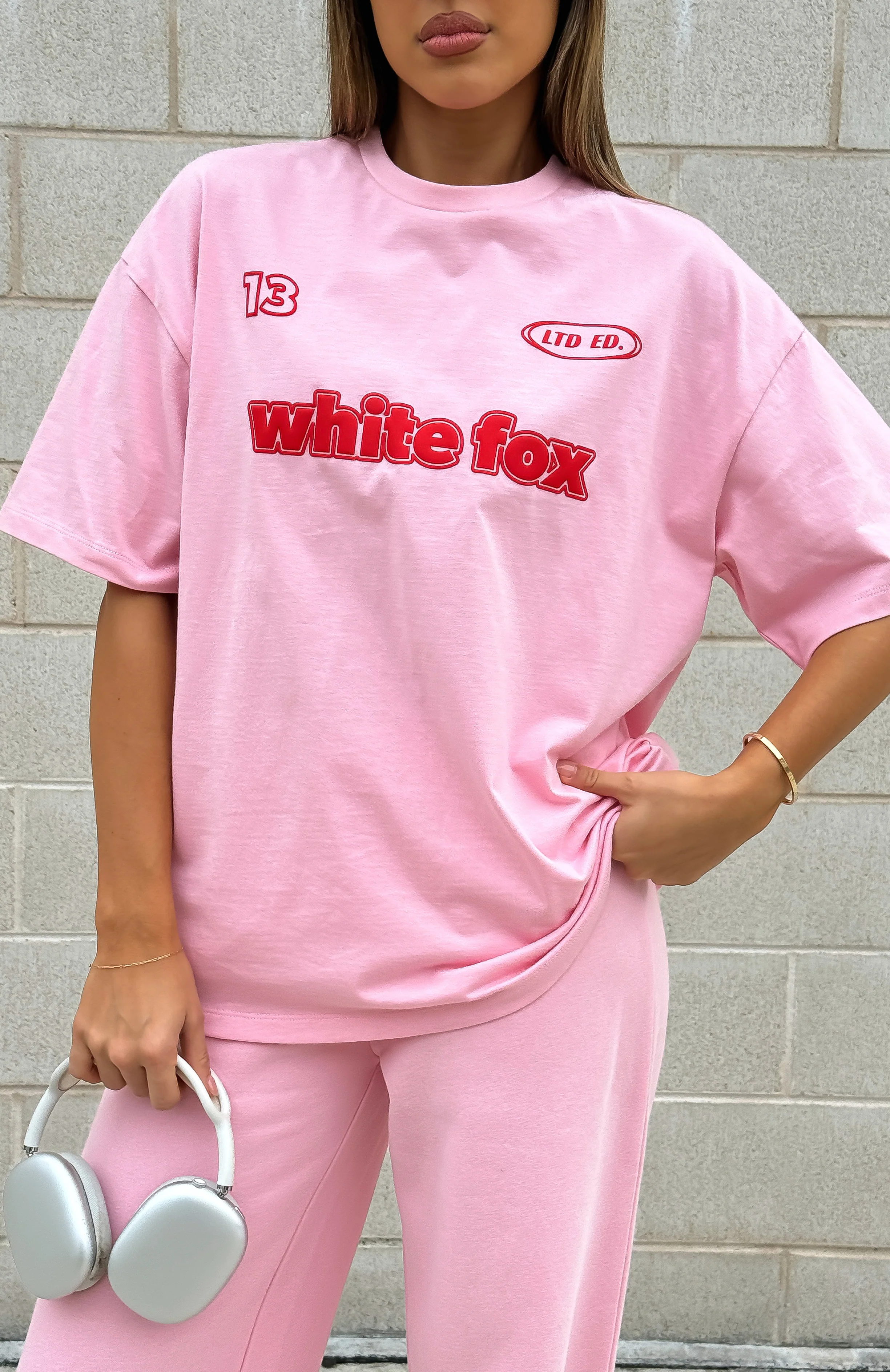 Ready To Go Oversized Tee Pink