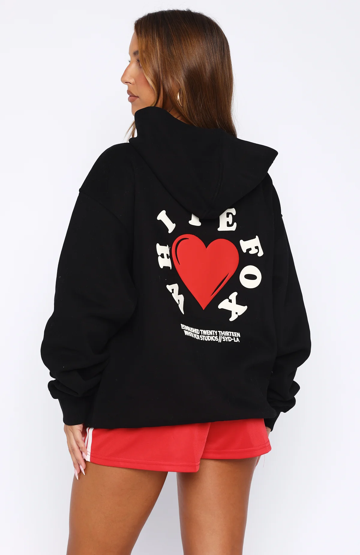 We Don't Talk Anymore Oversized Hoodie Black