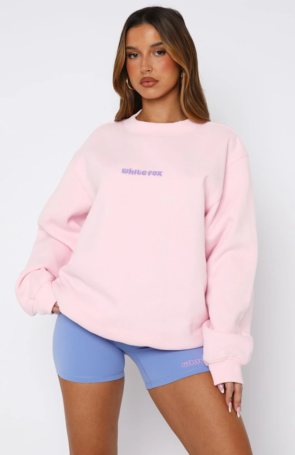 Free Spirited Oversized Sweater Pink