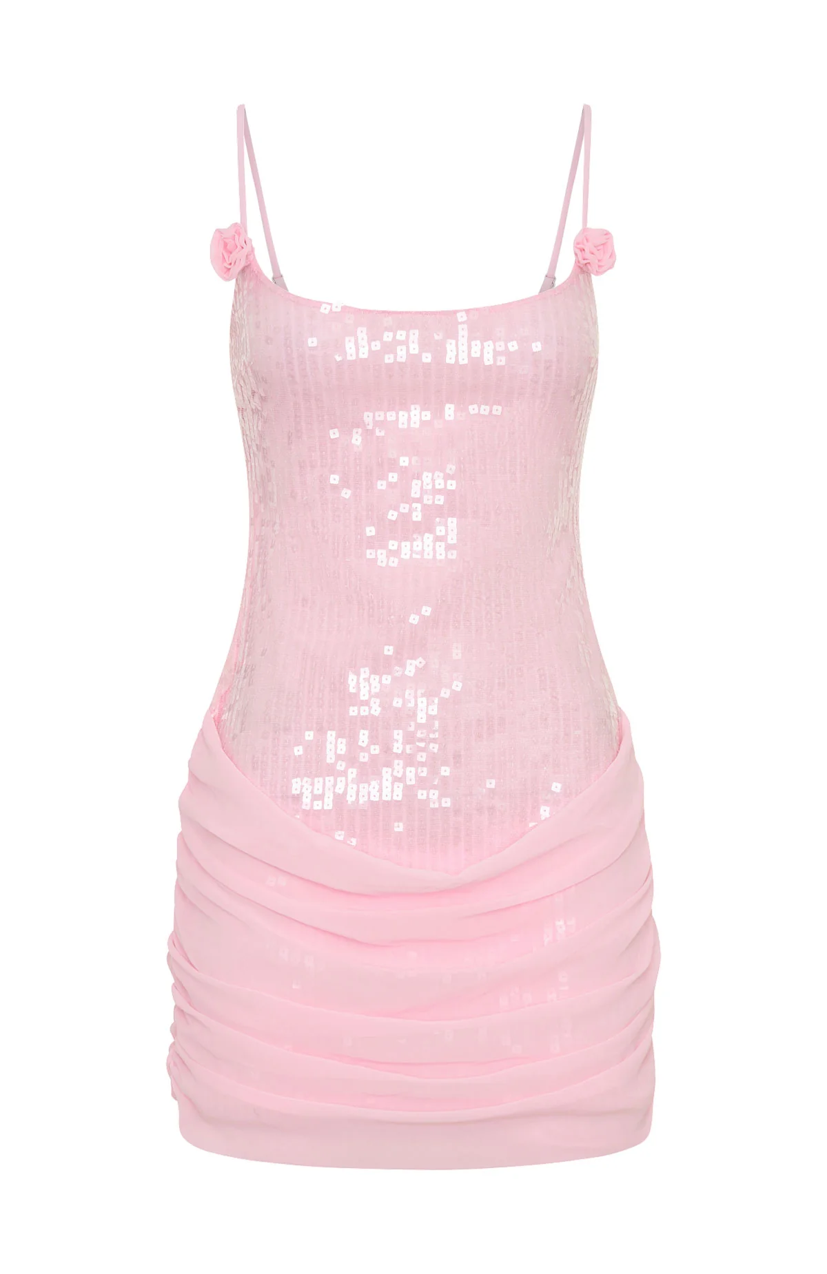 Studio Starlet Sequin Mini Dress Baby Pink