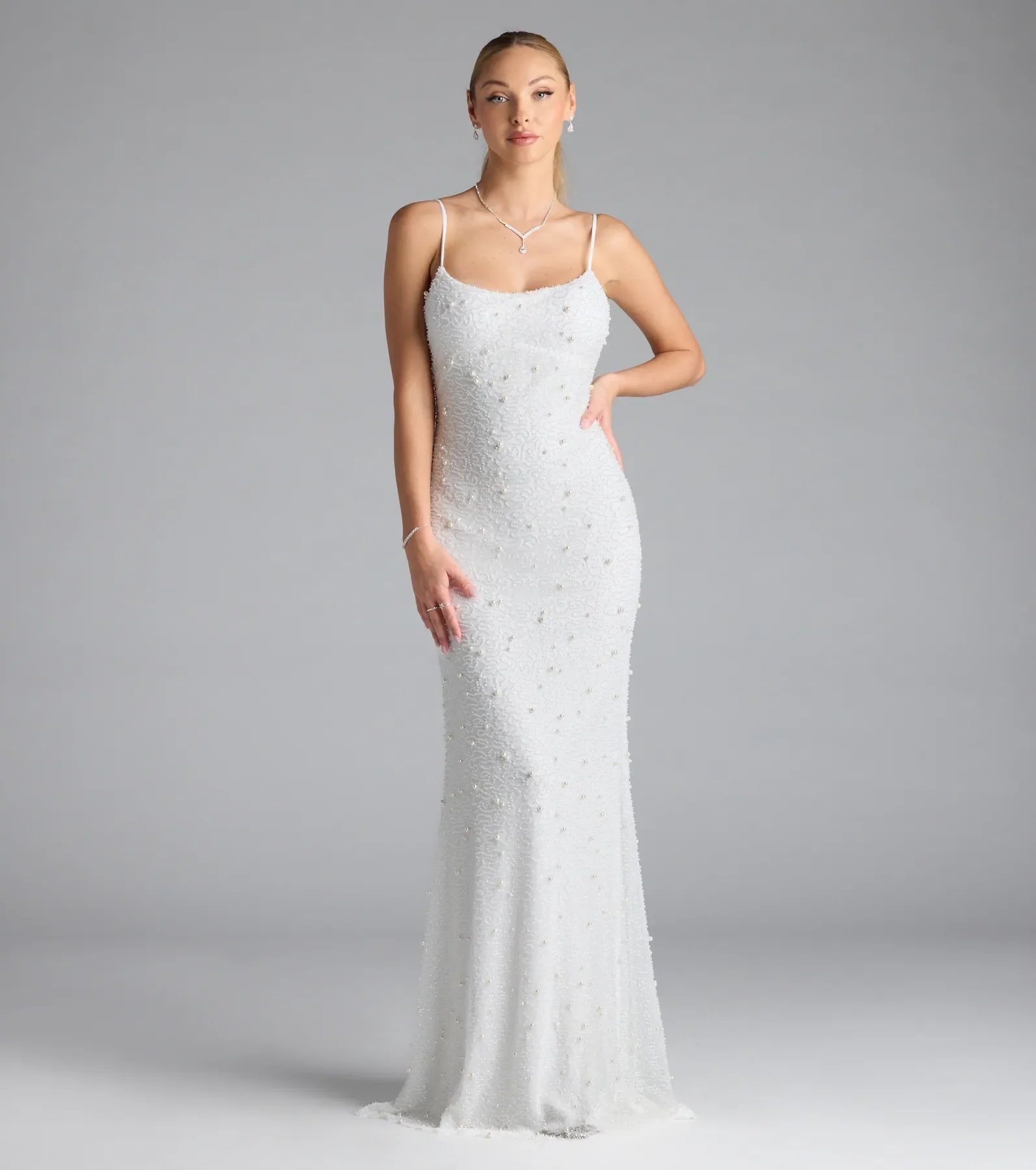 Amara Corset Mermaid Sequin Formal Dress
