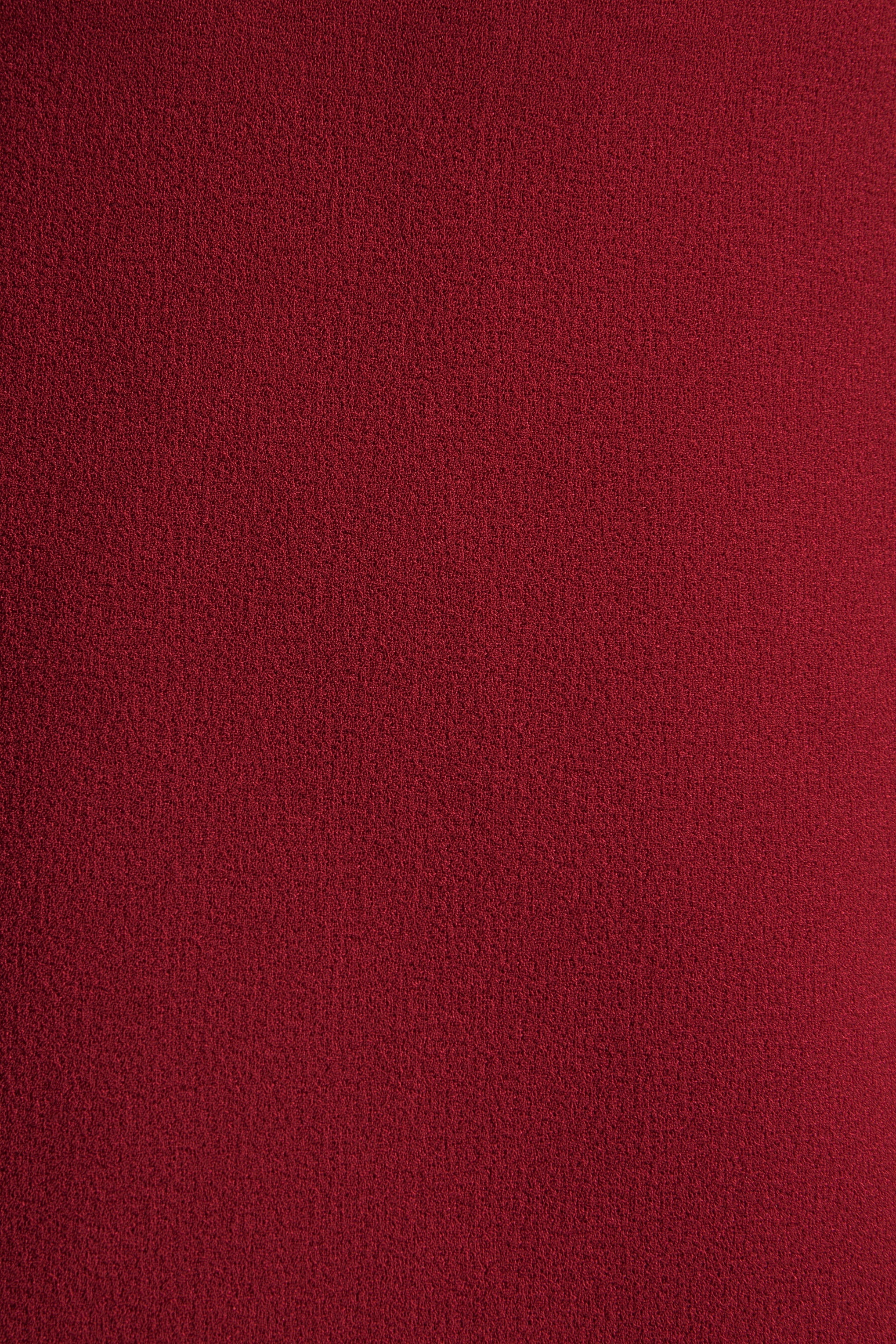 Brandi | Burgundy Bandeau Maxi Dress With Lace Skirt