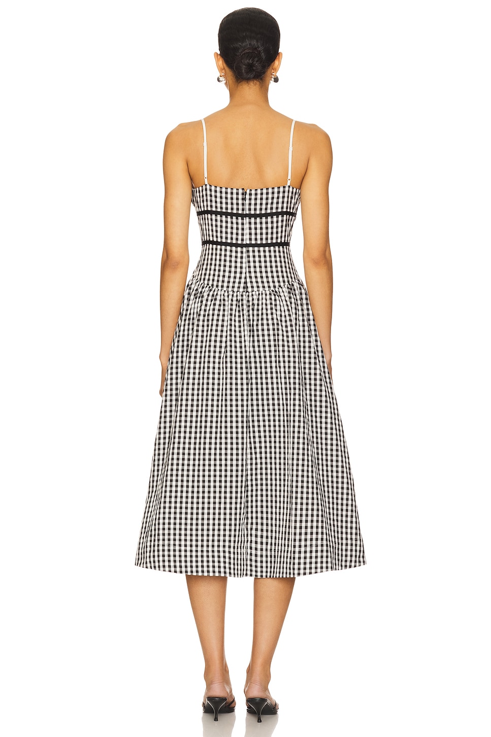 Georgia Gingham Midi Dress