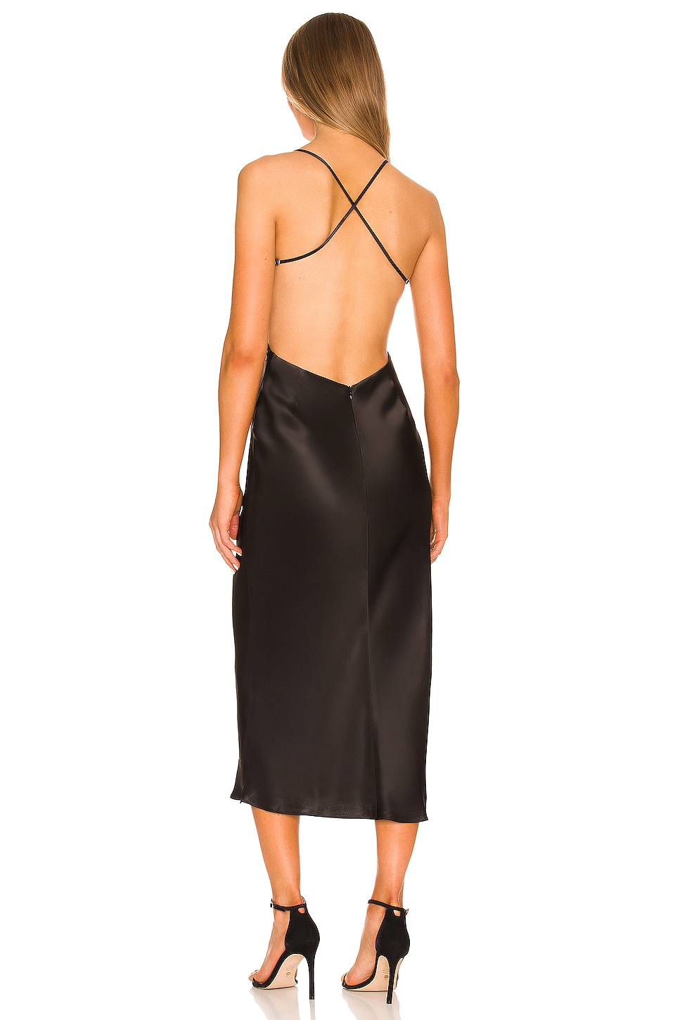 Thalia Bias Midi Dress