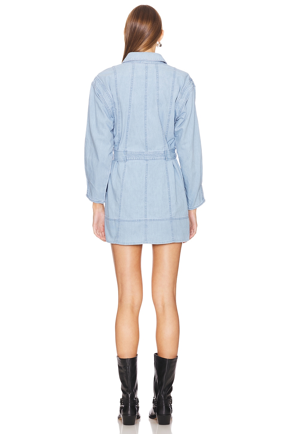 x REVOLVE Esme Mini Dress In Soft Blue