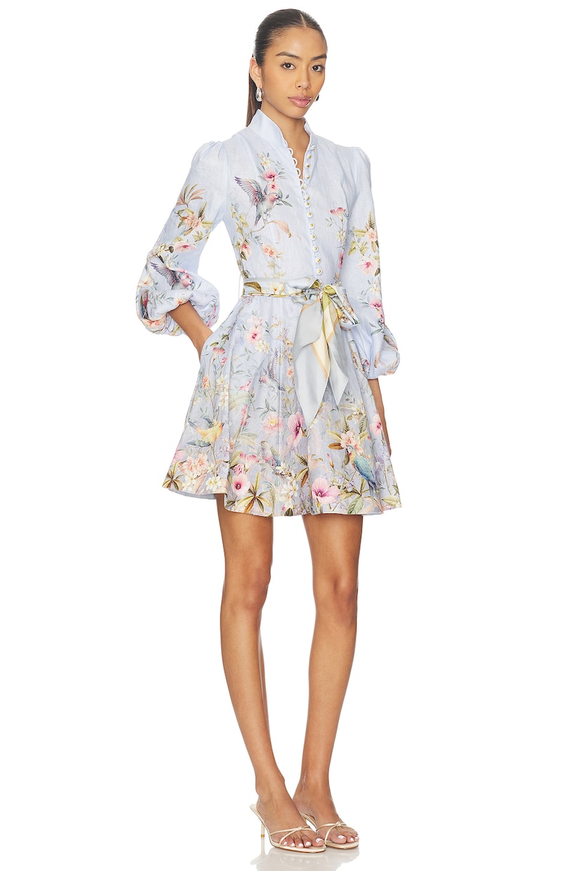 Rebellion Button Mini Dress