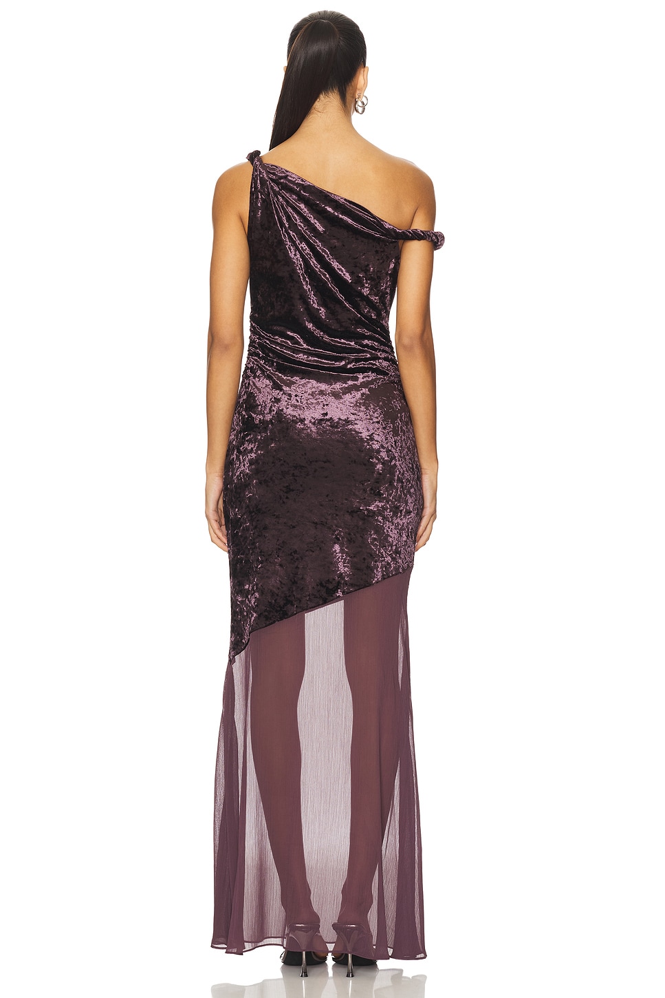 Taron Mix-media Maxi Dress