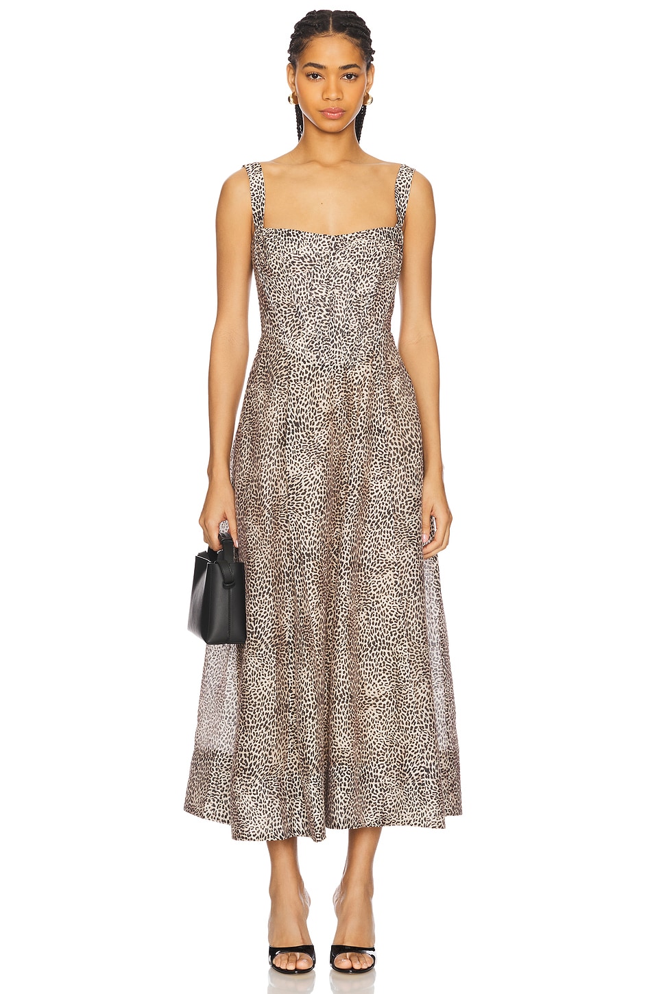 Lilah Corset Midi Dress