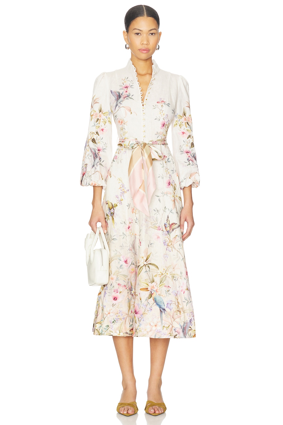 Rebellion Button Midi Dress