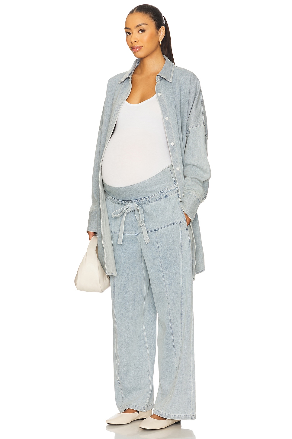 Denim Oversized Shirt Dress