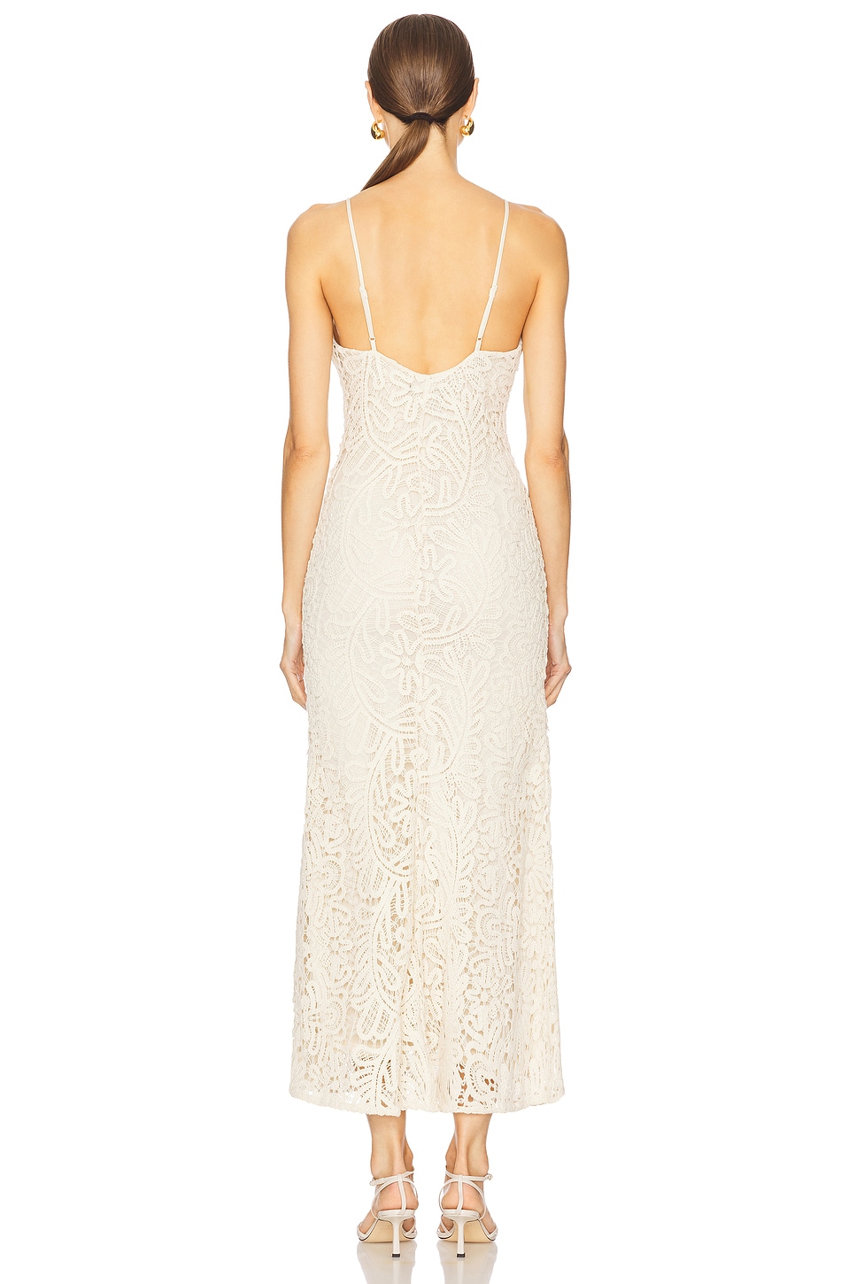 Adoni Crochet Midi Dress