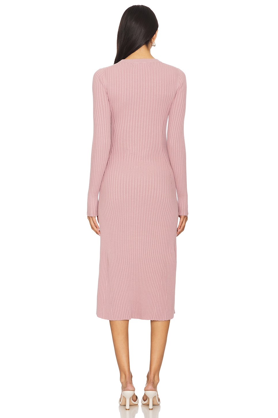The Eliana Cotton Rib Sweater Dress