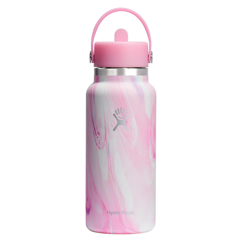 Hydro Flask 32Oz Wide Flex Straw Cap - Jelly LE - Jelly Pink LE