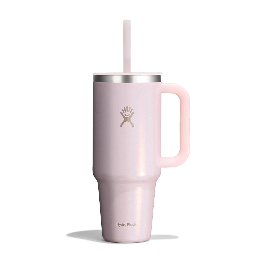 40OZ Travel Tumbler-Glimmer Pink