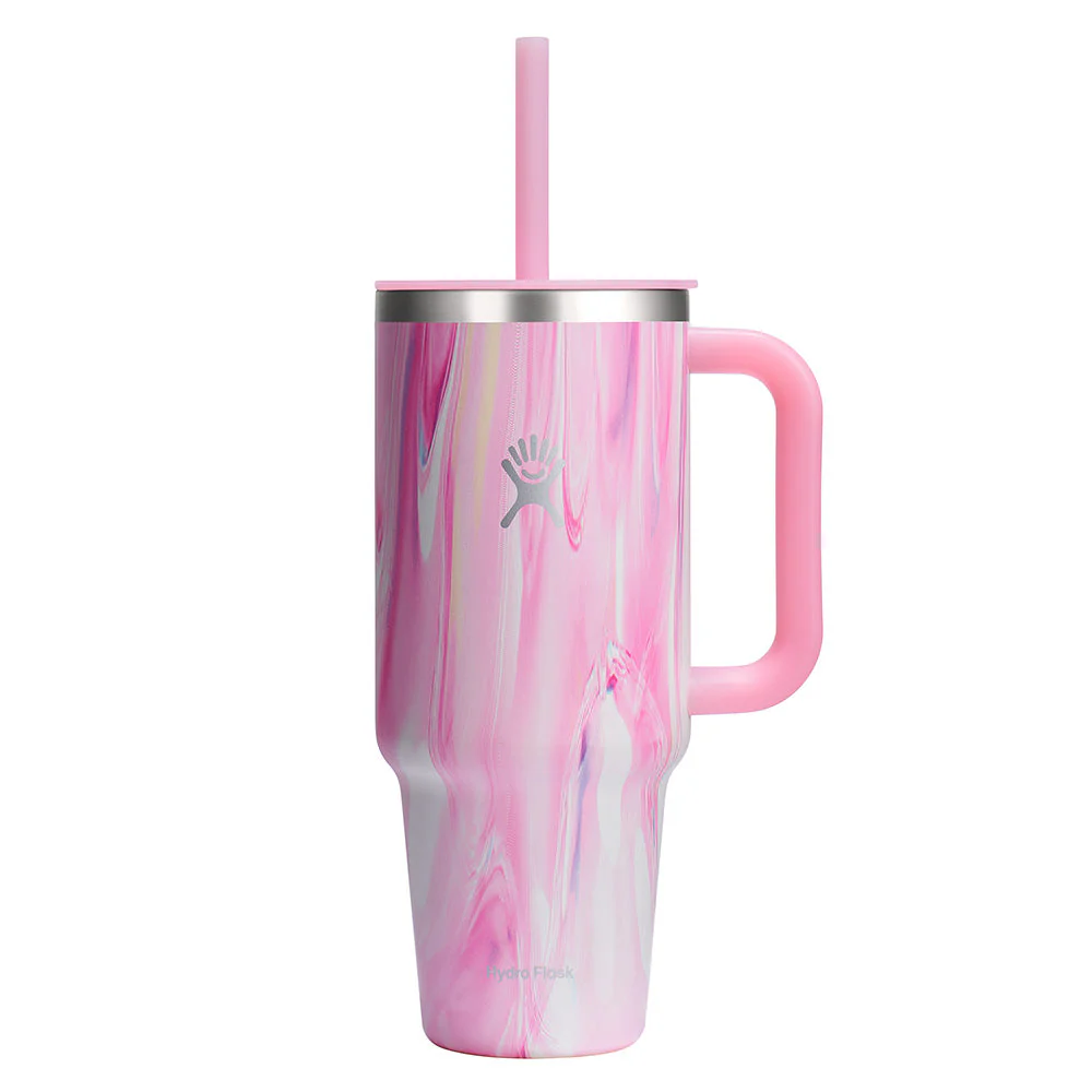 Hydro Flask 40Oz Travel Tumbler - Jelly LE - Jelly Pink LE