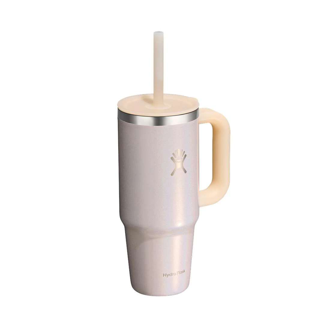 24OZ Travel Tumbler-Glimmer Cream