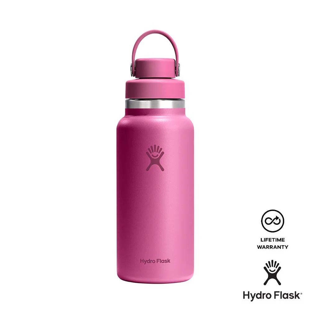 Hydro Flask 32 Oz Wide Mouth Bottle with Flex Straw Cap - Reef