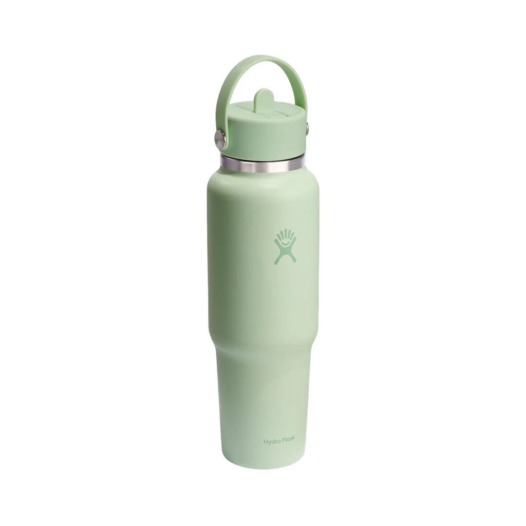 Wide Flex Straw Travel Bottle 40Oz - Aloe