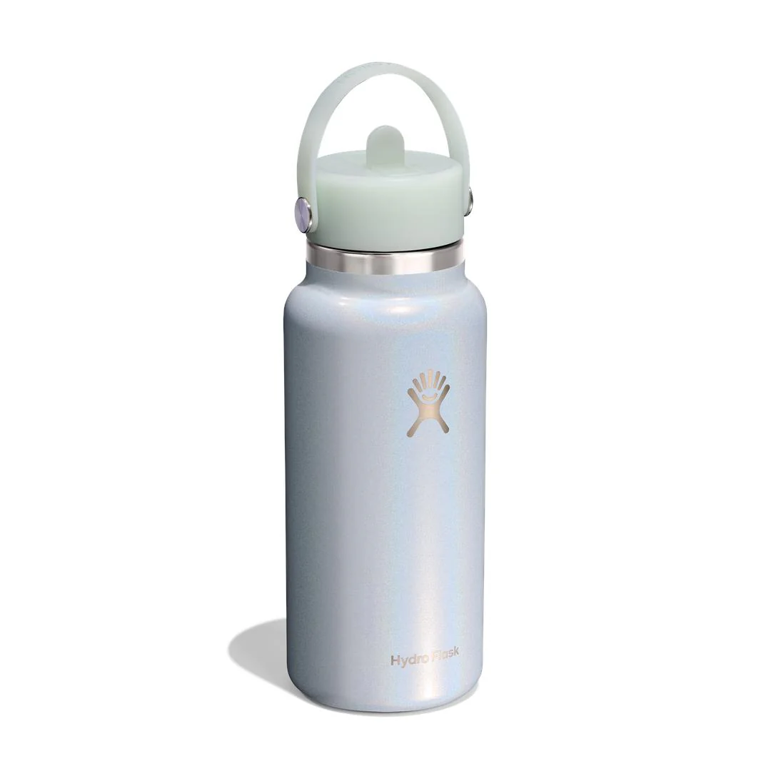 32OZ Wide Flex Straw Cap-Glimmer Blue