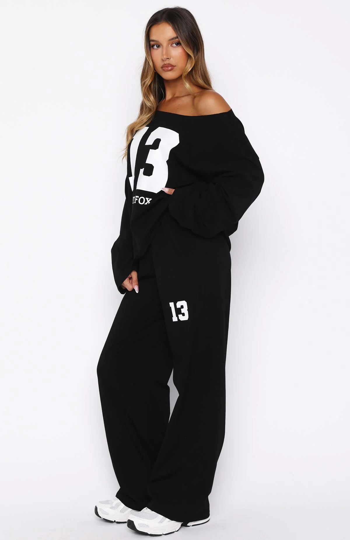 Only One Left Track Pants Black