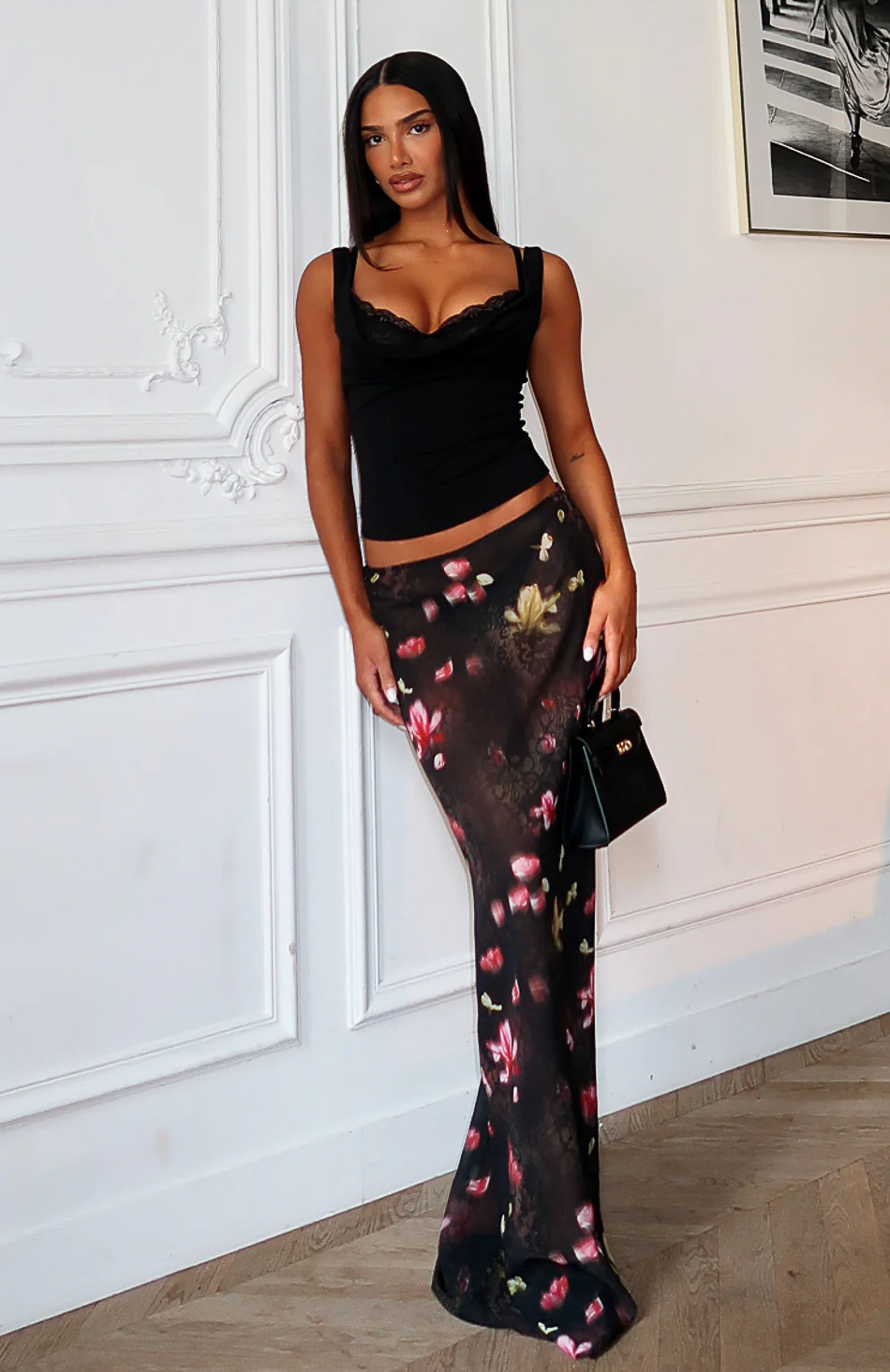 Sunday Strolls Maxi Skirt Lace And Bloom