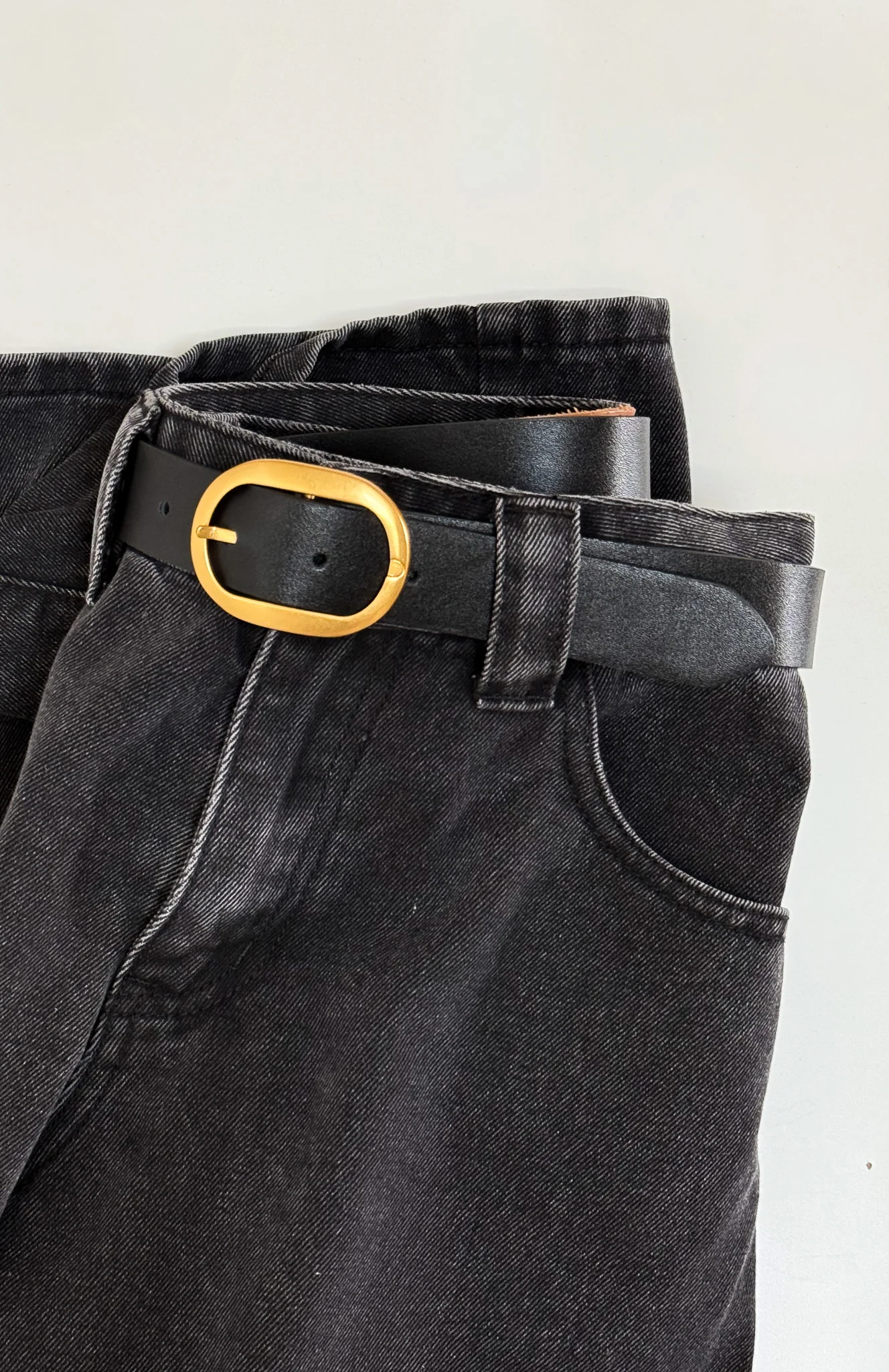 Kelvis Belt Black PU