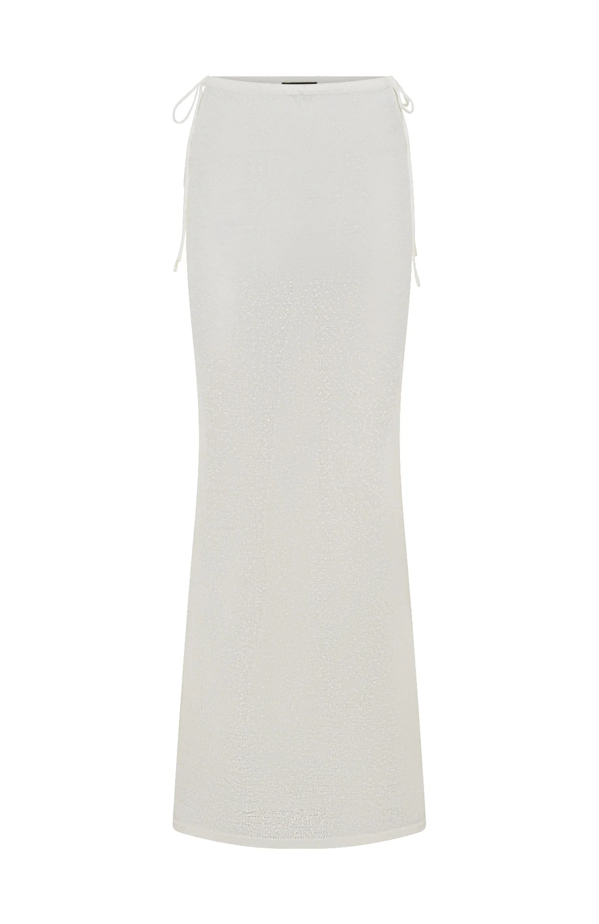 Costa Del Sol Knit Maxi Skirt White