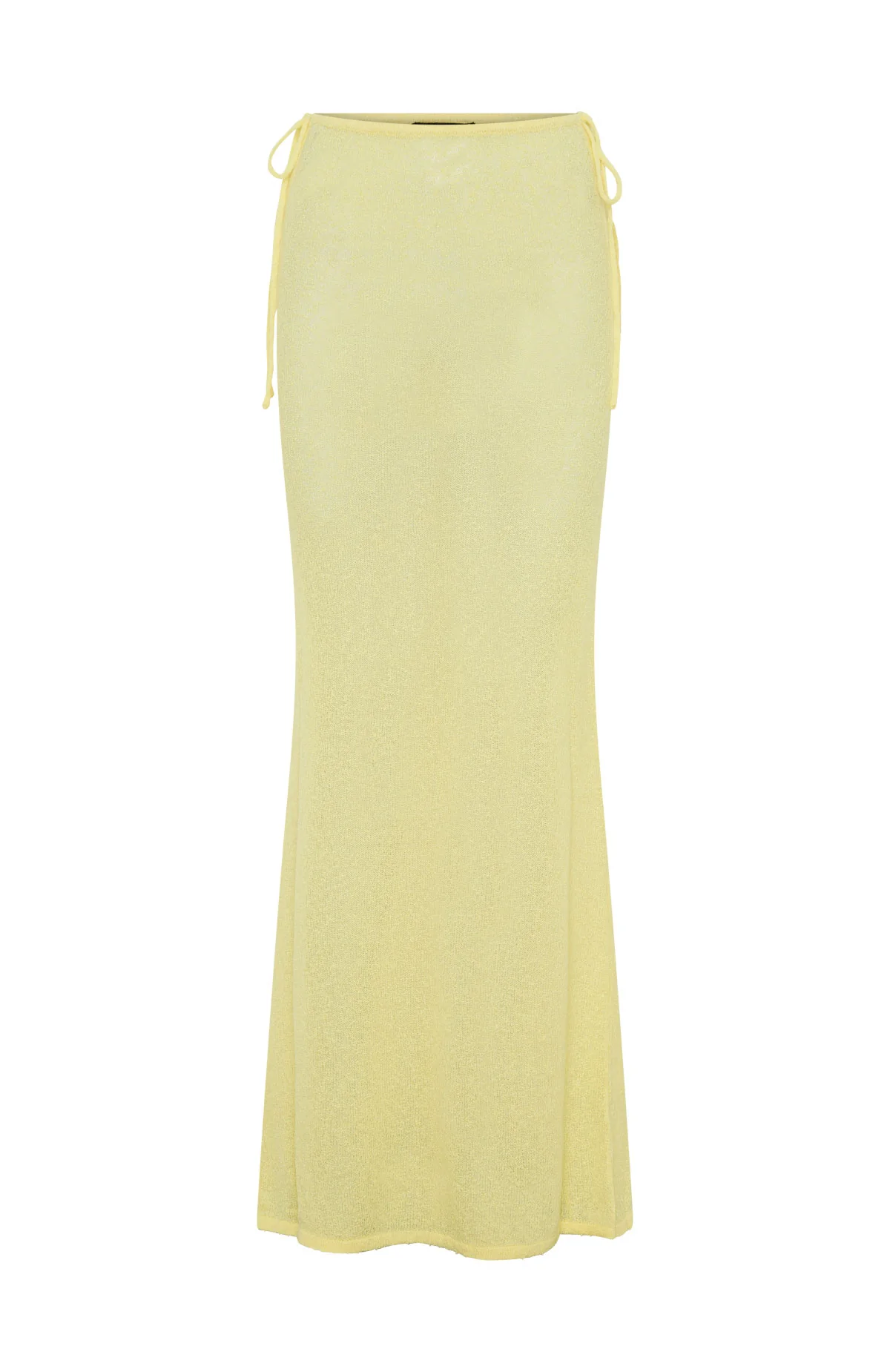 Costa Del Sol Knit Maxi Skirt Lemon