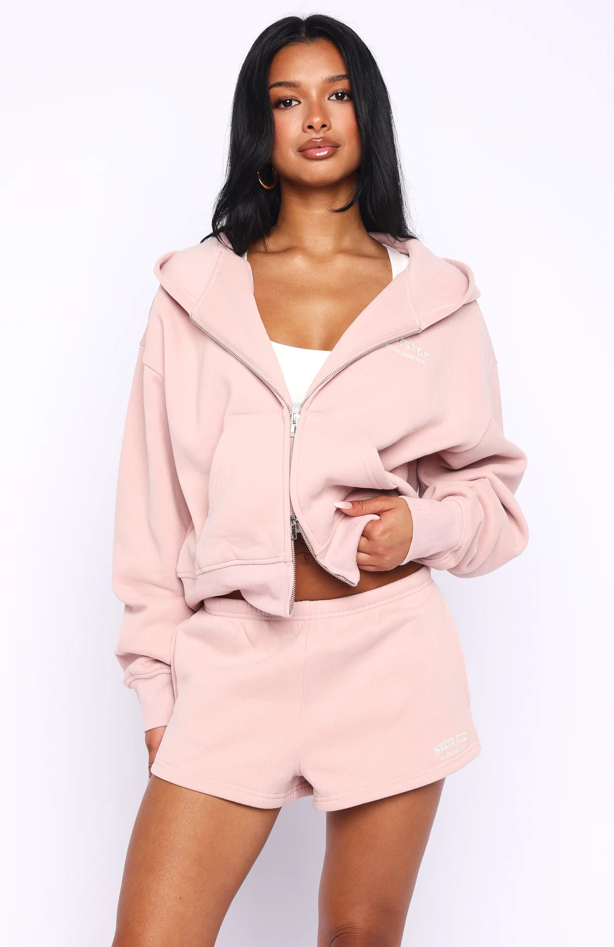 Can't Miss It Lounge Shorts Dusty Pink