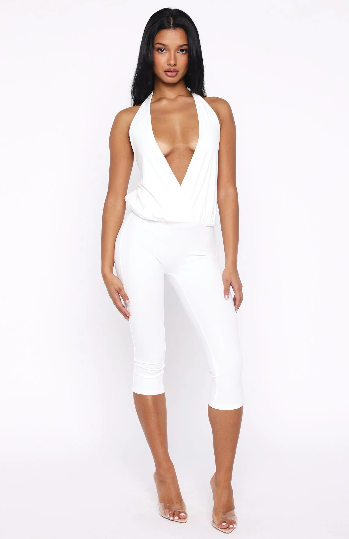 Flawlessly Lost Jumpsuit Cream