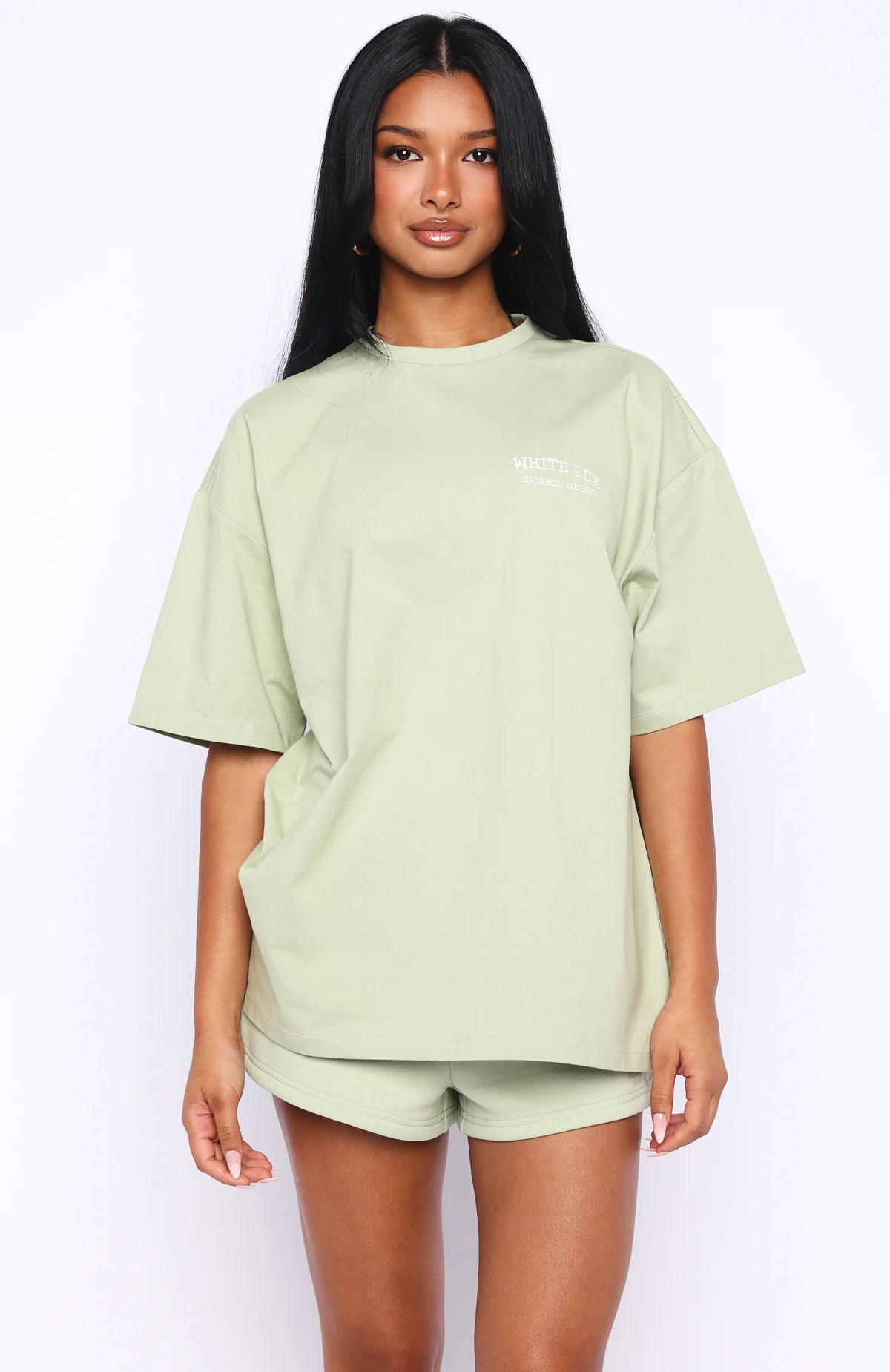Can't Miss It Oversized Tee Sage