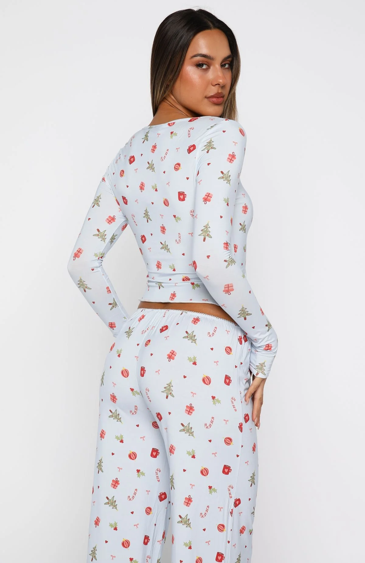 Dreamy Long Sleeve Pyjama Top Jingle Joy